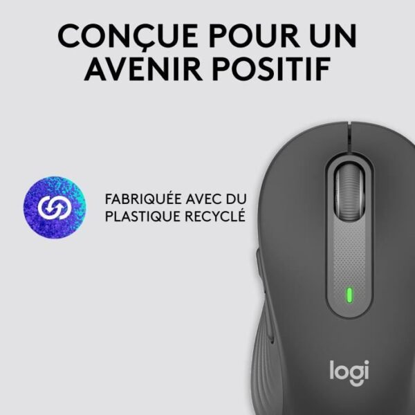Souris - Sans fil - Logitech - M650 - Droitier - Graphite