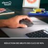 Souris - Sans fil - Logitech - M650 - Gaucher - Graphite – Image 3
