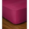 Drap-housse - LOVELY HOME - LH71607 - 180x200+35 cm - Fuchsia – Image 3