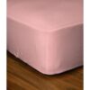 Drap-housse - LOVELY HOME - LH71628 - 140x190+30 cm - Rose – Image 2