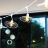 Guirlande lumineuse extérieur - LUMISKY - CHIC WHITE LIGHT - 6 m - 10 ampoules a filament - E27 - LED blanc chaud – Image 5