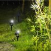 Doubles spots solaires 2 en 1 a piquer ou a fixer - LUMISKY - ROUNDY - H27 cm - LED blanc froid – Image 2