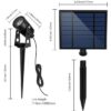 Quatre spots solaires 4 en 1 a piquer ou a fixer - LUMISKY - ROUNDY - H27 cm - LED blanc froid – Image 5
