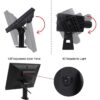 Quatre spots solaires 4 en 1 a piquer ou a fixer - LUMISKY - ROUNDY - H27 cm - LED blanc froid – Image 6