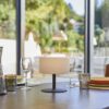 Lampe de table sans fil - LUMISKY - ATLAS Rock - H20 cm - Pied en acier - Gris - LED blanc chaud et blanc – Image 2