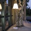 Lampe de table solaire et rechargeable - LUMISKY - STANDY MINI WOOD SOLAR - H25 cm - LED blanc chaud et blanc dimmable – Image 3
