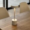 Lampe de table sans fil - LUMISKY - ROBY WHITE - H30 cm - Touch en aluminium - Blanc mat - LED – Image 3