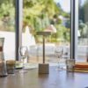 Lampe de table sans fil - LUMISKY - ROBY GREY - H30 cm - Touch en aluminium - Gris clair - LED – Image 2