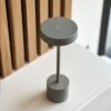 Lampe de table sans fil - LUMISKY - ROBY GREY - H30 cm - Touch en aluminium - Gris clair - LED – Image 3