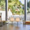 Set de 2 lampes de table sans fil - LUMISKY - TWINS - Olive - H16 cm - LED – Image 2