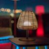 Lampe de table sans fil - LUMISKY - BOHEME - H25 cm - Rotin naturel - LED blanc chaud et blanc – Image 3