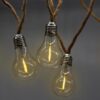 Guirlande lumineuse extérieur - LUMISKY - FANTASY CORD - 7.70 m - 10 ampoules filament transparentes - LED blanc chaud – Image 3