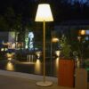Lampadaire solaire et rechargeable - LUMISKY - STANDY WOOD SOLAR - H150 cm - LED blanc chaud dimmable – Image 6