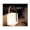 TIKY Lanterne sans fil poignée bambou - LED blanc chaud/multicolore dimmable - H27cm – Image 2