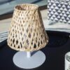 Lampe de table sans fil - LUMISKY - IBIZA - H26 cm - Bambou naturel - LED blanc chaud et blanc – Image 5