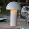 Lampe de table sans fil - LUMISKY - TOD WHITE - H28 cm - Tete orientable - LED blanc chaud – Image 4
