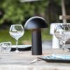 Lampe de table sans fil - LUMISKY - TOD BLACK - H28 cm - Tete orientable - LED blanc chaud – Image 2