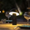 Lampe de table sans fil - LUMISKY - TOD BLACK - H28 cm - Tete orientable - LED blanc chaud – Image 5