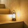 Lanterne sans fil - LUMISKY - WILDY - H23 cm - Anse en corde - LED blanc chaud et dimmable – Image 3
