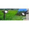 Lot de 2 spots solaires projecteur 2 en 1 a piquer ou a fixer - LUMISKY - CURTIS - H31.5 cm - LED blanc – Image 5