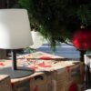Lampe de table LED sans fil Standy Mini Rock - Lumisky - H 25 cm - Gris et blanc – Image 2