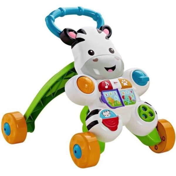 Fisher-Price - Mon Trotteur Zebre Parlant - Trotteur bébé  - 6 mois et + DLD96
