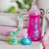 Biberon MAM Easy Active 2eme Âge Rose 330ml - Tétine Débit X - Sans Bisphénol A – Image 2