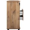 Buffet Manzano - Panneaux de particules - Chene Flagstaff - 2 portes coulissantes, 2 tiroirs, 1 niche - L 180 x H 87 x l 40 cm – Image 6