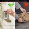 Armoire de sécurité Masterlock Boîte a clés 5401EURD Format M – Image 2