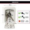 Armoire de sécurité Masterlock Boîte a clés 5401EURD Format M – Image 6