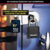 Master Lock Cadenas a combinaison Excell Zinc 57 mm Noir M178EURD – Image 4