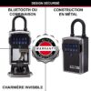 MASTER LOCK Boîte a Clé Connectée - Bluetooth ou Combinaison - A Anse – Image 5