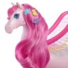 Barbie-Pégase Rose Sons et Lumieres-Coffret Barbie A Touch of Magic HLC40 – Image 4