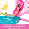 Barbie-Maison de Reve-Maison de poupée 3 niveaux, piscine et toboggan HMX10 – Image 5