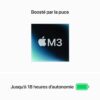 Apple - 13,6'' MacBook Air M3 - RAM 16Go - Stockage 256Go - CPU 8 coeurs - GPU 8 coeurs - Gris sidéral – Image 3