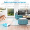 Aspirateur laveur robot X10 SW MEDION MD11782 - 120 min - 2700 Pa - 400 ml - Blanc – Image 5