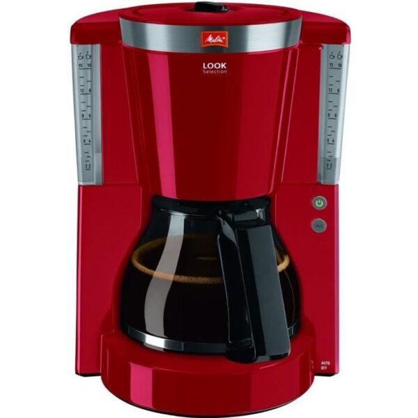 Cafetiere filtre MELITTA Look IV Selection - Rouge - 15 tasses - 1000W