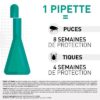 FRONTLINE Combo Chien M - 10 a 20 kg - 6 Pipettes - Puces tiques et poux – Image 3