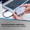 CRUCIAL- SSD Externe Portable - X9 Pro - 4 To - USB 3.0 - CT4000X9PROSSD9 – Image 2