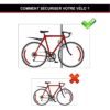 Antivol Vélo U - MASTER LOCK - 8195EURDPROCOLWR - Acier Cémenté, Clé, Rouge – Image 5