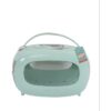 Caisse de transport - M PETS - SIXTIES Classic - Poignée - Sac a dos - Ouverture arriere - 5 kg max - Bleu – Image 3