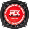 MTX TX640C Haut-parleurs voiture Coaxiaux 10cm 2 voies 70W RMS 4 Châssis alu Tweeters néodyme dôme soie Membrane pulpe célulose – Image 3