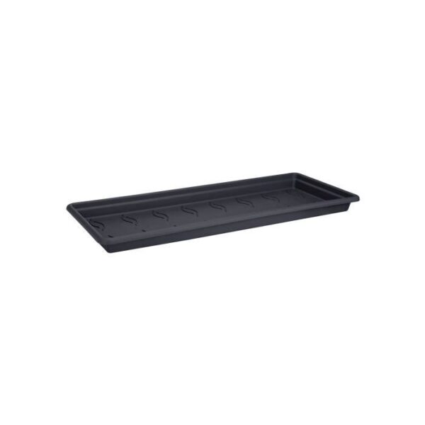 ELHO Soucoupe pour jardiniere Green Basics 60 - Vivre noir - Extérieur - XXL - Ø 54