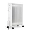 Radiateur électrique bain d'huile 2500W OCEANIC - 3 puissances - 11 éléments - Blanc - Mobile – Image 2