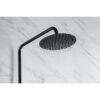 Colonne de douche OCEANIC - Mitigeur thermostatique - Pomme haute ronde diametre 20 cm - Noir mat – Image 3