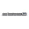 Radiateur électrique fixe a inertie seche céramique 1500W OCEANIC Rubis - Façade verre - Blanc - NF – Image 5