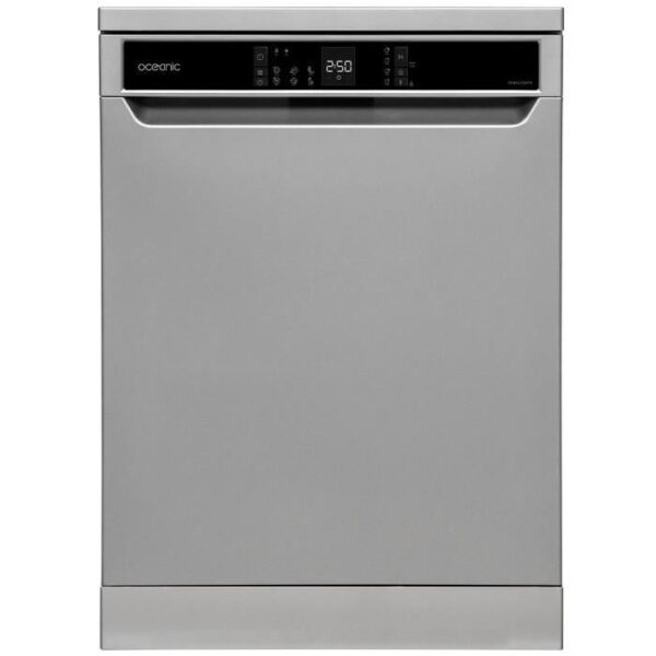 Lave-vaisselle pose libre OCEANIC OCEALV1247S - 12 couverts - 47 dB silver