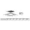 Plaque de cuisson vitrocéramique OCEANIC - 2 foyers - 2900W - commandes sensitives – Image 4