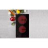 Plaque de cuisson vitrocéramique OCEANIC - 2 foyers - 2900W - commandes sensitives – Image 5
