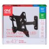 ONE FOR ALL WM2241 Support mural avec réglage d'inclinaison et de rotation (90°) pour TV de 13 a 43 (33 a 109cm) - Poids max : 30kg – Image 5